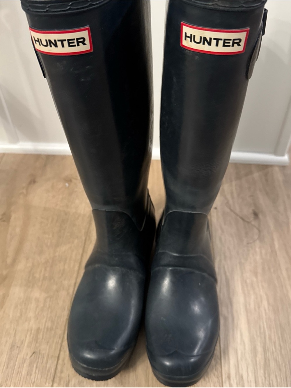 Hunter Original Tall Rain Boots Blue Women's Size 6/7 US Medium